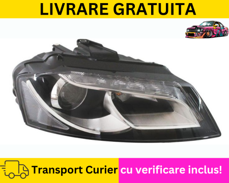 A3 8P 2003-2012 - Far Bi-xenon dreapta Audi A3 8P Facelift 2008-2012 D3S