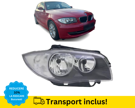 SERIA 1 E81 E82 E87 E88 - Far BMW Seria 1 E81 E82 E87 E88 2007-2012 FSL H7 H7 Dreapta