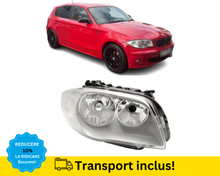 SERIA 1 E81 E82 E87 E88 - Far BMW Seria 1 E81 E87 2004-2007 NFL H7 H7 Dreapta