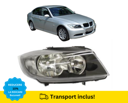 SERIA 3 E90 E91 SEDAN COMBI - Far BMW Seria 3 E90 E91 2004-2008 NFL H7/H7 Halogen Dreapta