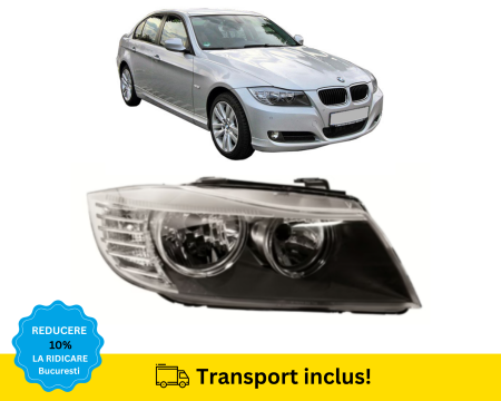 SERIA 3 E90 E91 SEDAN COMBI - Far BMW Seria 3 E90 E912008-2015 FSL  H7/H7 Halogen Dreapta