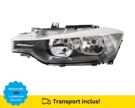SERIA 3 F30 F31 2011-2017 - Far BMW Seria 3 F30 F31 2010-2014 H7/H7 Halogen Stanga