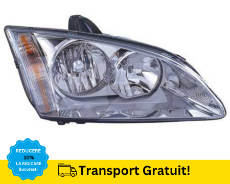 Far Dreapta Ford Focus MK2 2004-2008 H1 H7 fundal crom