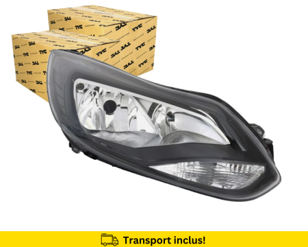 FOCUS MK3 2012-2017 - Far dreapta Ford Focus MK3 2011-2015 H1 H7 Halogen cadru negru
