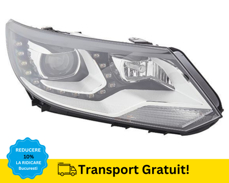 TIGUAN 2007-2016 - Far Dreapta Xenon Adaptiv VW Tiguan 5N2 2012-2016 D3S H7 LED