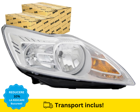 FOCUS MK2 2008-2011 - Far Ford Focus MK2 2008-2011 H7/H7 CROM Dreapta