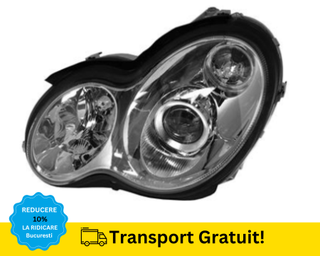 C-CLASS W203 2000-2007 - Far Xenon Stanga D2S H7 Mercedes C-CLASS W203 FSL 2003-2006