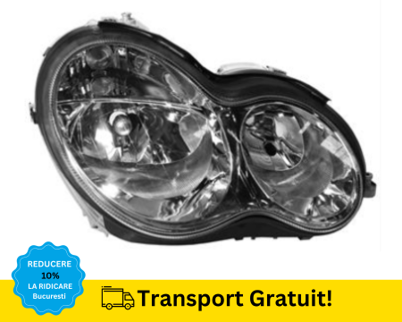C-CLASS W203 2000-2007 - Far halogen Dreapta H7 H7 Mercedes C-CLASS W203 FSL 2003-2006