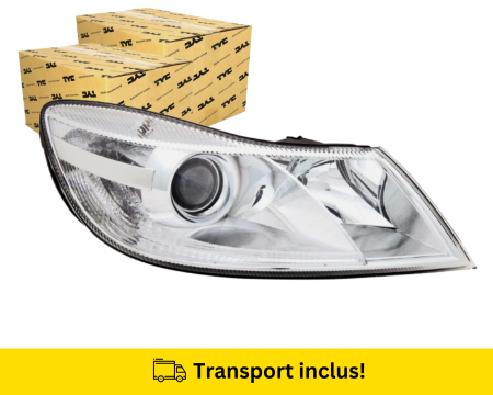 OCTAVIA 2 2008-2012 FSL - Far Skoda Octavia 2 FSL 1Z3 1Z5 2008-2013 H1 H7 Halogen dreapta