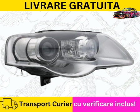 PASSAT B6 2005-2010 - Far dreapta Bi-Xenon VW Passat B6 Adaptiv 2005-2010 D1S/H7
