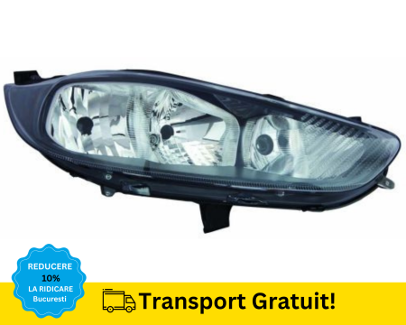 FIESTA MK7 2008-2017 - Far Dreapta Ford Fiesta MK7 2013-2017 H15 H7 fundal negru