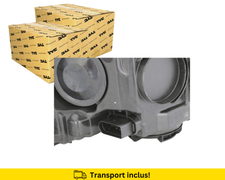 Far stanga Ford Focus MK3 2011-2015 H1 H7 Halogen cadru negru [2]