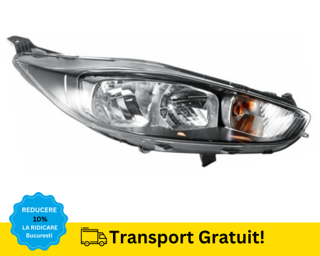 FIESTA MK7 2008-2017 - Far Dreapta LED Ford Fiesta MK7 2013-2017 H15 H7 fundal negru