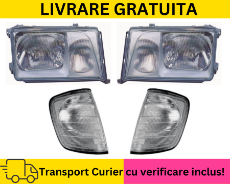 E-CLASS W124 1985-1995 - Faruri + semnalizari fata Mercedes E-CLASS W124 FSL H3/H4 1993-1995