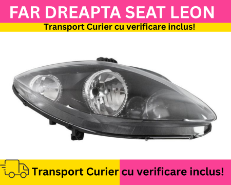 LEON 2005-2012 - Far dreapta SEAT Leon 1P 2005-2009 H7/H1