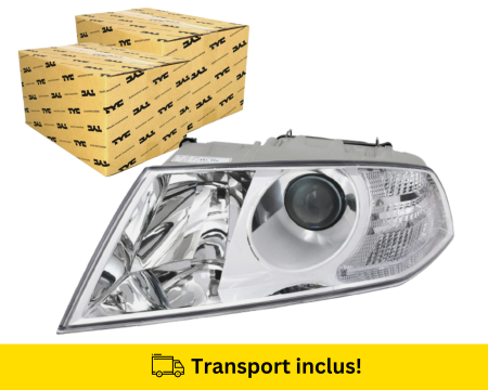 OCTAVIA 2 2004-2008 - Far stanga Skoda Octavia 2 2004-2008 H1 H7 Halogen cu lupa