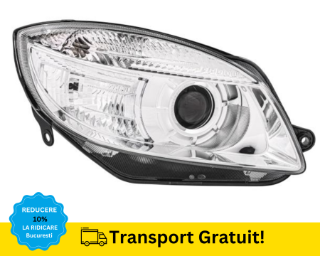 ROOMSTER 2006-2014 - Far Dreapta Skoda Roomster 2006-2010 H7 cu LUPA
