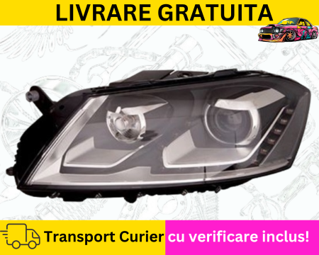 PASSAT B7 2010-2014 - Far BI-Xenon stanga VW Passat B7 2010-2014 D3S LED