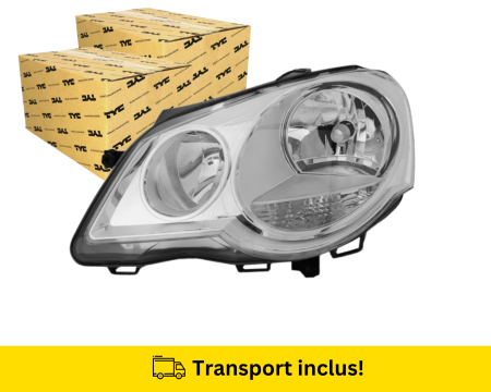 POLO 9N 2005-2009 - Far VW Polo 9N 2005-2009 H7 H7 Halogen stanga