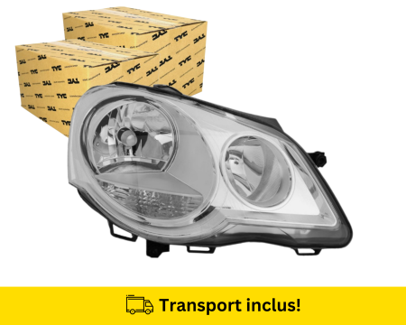 POLO 9N 2005-2009 - Far VW Polo 9N 2005-2009 H7 H7 Halogen dreapta