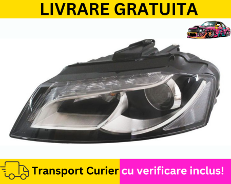 A3 8P 2003-2012 - Far Bi-xenon stanga Audi A3 8P Facelift 2008-2012 D3S