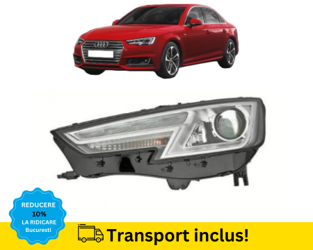 A4 B9 2015-2019 - Far Bi-Xenon Audi A4 B9 2015-2019 D5S/H8 Stanga