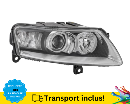 A6 C6 2003-2010 - Far Xenon Audi A6 C6 2004-2008 D2S fara lumina de curba Dreapta