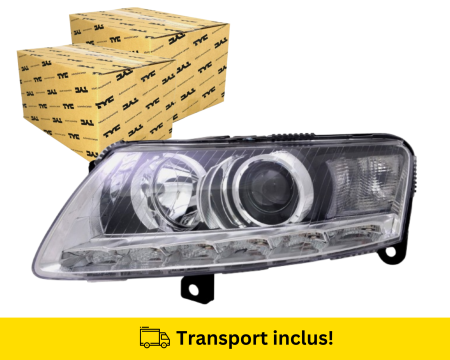 A6 C6 2003-2010 - Far Xenon Audi A6 C6 2008-2011 D3S/H7/LED Stanga