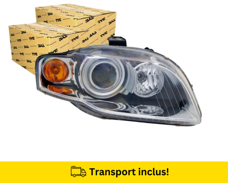 A4 B7 2004-2007 - Far Xenon dreapta Audi A4 B7 2004-2007 D1S semnal portocaliu