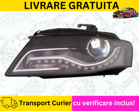 A4 B8 2007-2011 - Far xenon stanga Audi A4 B8 8K 2007-2011 D3S Magneti Marelli 8K0941029AQ