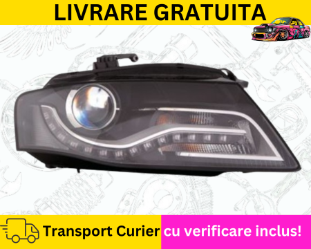 A4 B8 2007-2011 - Far Bi-xenon dreapta Audi A4 B8 8K 2007-2011 D3S Magneti Marelli 8K0941030AQ