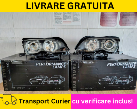 Faruri Angel Eyes E46 BMW Seria 3 Sedan + Combi FSL 2001-2005