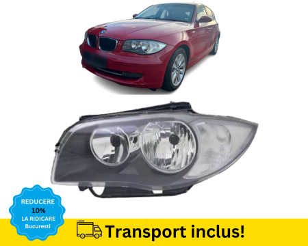 SERIA 1 E81 E82 E87 E88 - Far BMW Seria 1 E81 E82 E87 E88 2007-2012 FSL H7 H7 Stanga