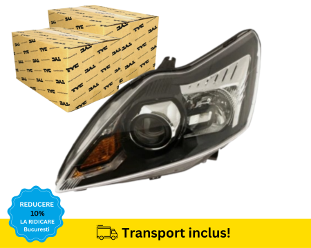 FOCUS MK2 2008-2011 - Far Ford Focus MK2 2008-2011 H1/H7 Stanga cu lumina de curbe