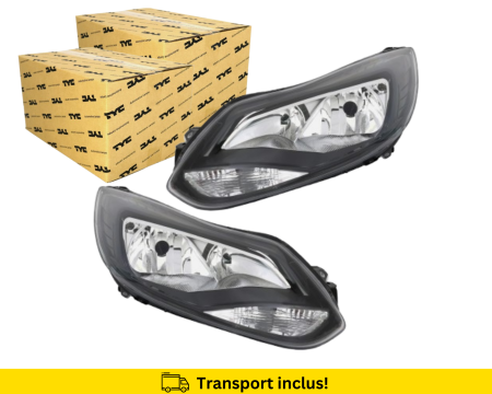 FOCUS MK3 2012-2017 - Faruri Ford Focus MK3 2011-2015 H1 H7 Halogen cadru negru