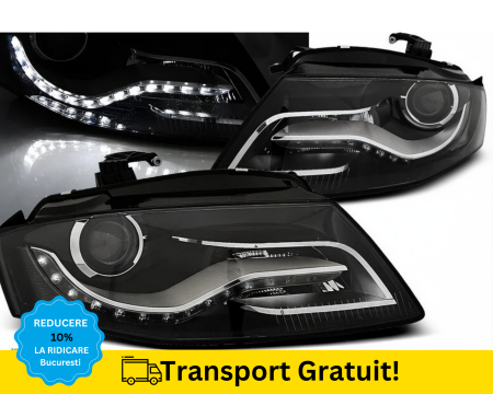 AUDI - Faruri cu lupa Audi A4 B8 8K LED 2007-2011 H7