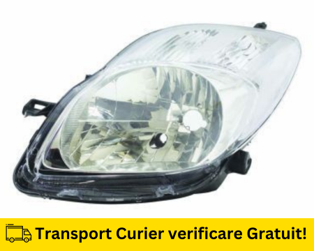 YARIS 2011-2014 - Far stanga Toyota Yaris 2005-2014 H4 CROM