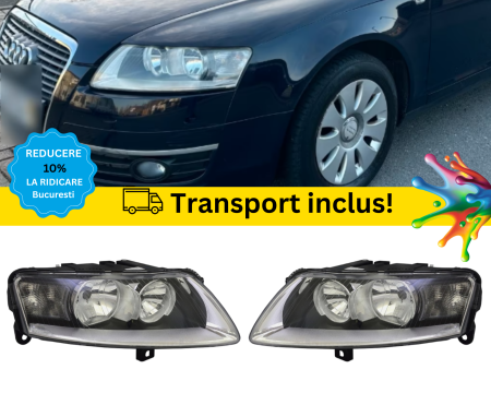 A6 C6 2003-2010 - Faruri Audi A6 C6 2004-2008 Halogen H7 H1