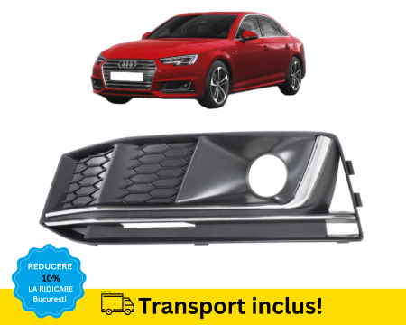 A4 B9 2015-2019 - Grila Bara fata Audi A4 B9 2015-2019 S-LINE Stanga