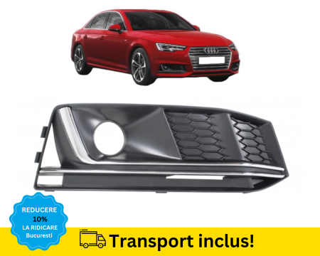 A4 B9 2015-2019 - Grila Bara fata Audi A4 B9 2015-2019 S-LINE Dreapta