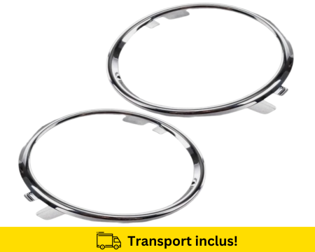 A5 2007-2016 - Inele cromate Grila Bara fata Audi A5 8T 2007-2011 stanga + dreapta