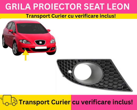 LEON 2005-2012 - Grila Bara fata proiector dreapta Seat Leon 2005-2009