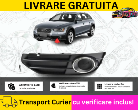 A4 B8 2007-2011 - Grila Bara Stanga fata Audi A4 B8 ALLROAD 2011-2015