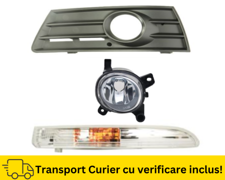 PASSAT CC 2008-2017 - Set Grila + Proiector + Semnalizator Bara Proiector ceata stanga VW Passat CC 2008-2012