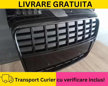 Grila Masca Radiator Audi A4 B7 S3 LOOK 2004-2007 Negru lucios [2]