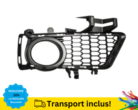 SERIA 3 F30 F31 2011-2017 - Grila Proiector Bara fata M-Tech BMW Seria 3 F30 F31 2011-2017 Dreapta