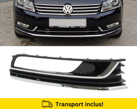 PASSAT B7 2010-2014 - Grila proiector ceata VW Passat B7 2010-2014 Highline Dreapta