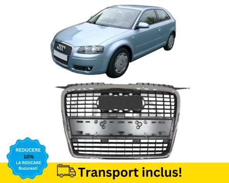 A3 8P 2003-2012 - Grila radiator Audi A3 8P 2005-2008