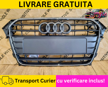 A4 B8.5 2011-2015 - Grila radiator Audi A4 B8.5 Facelift 2011-2015 Originala emblema inclusa
