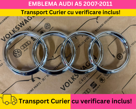AUDI - Emblema sigla logo Grila radiator Audi A5 8T 2007-2011 Originala